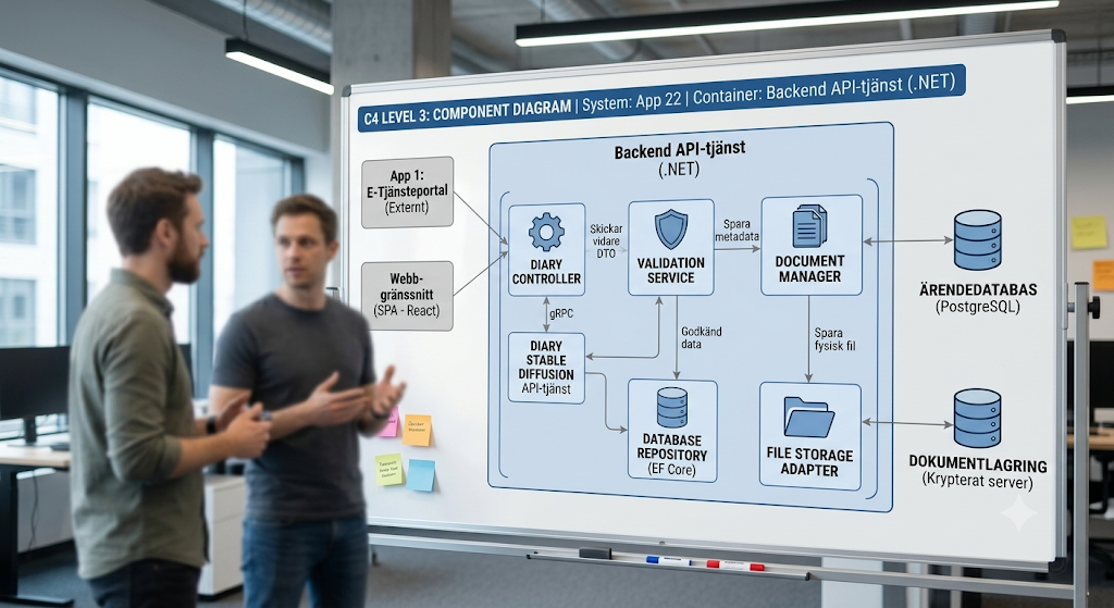 Nivå 3: Component Diagram